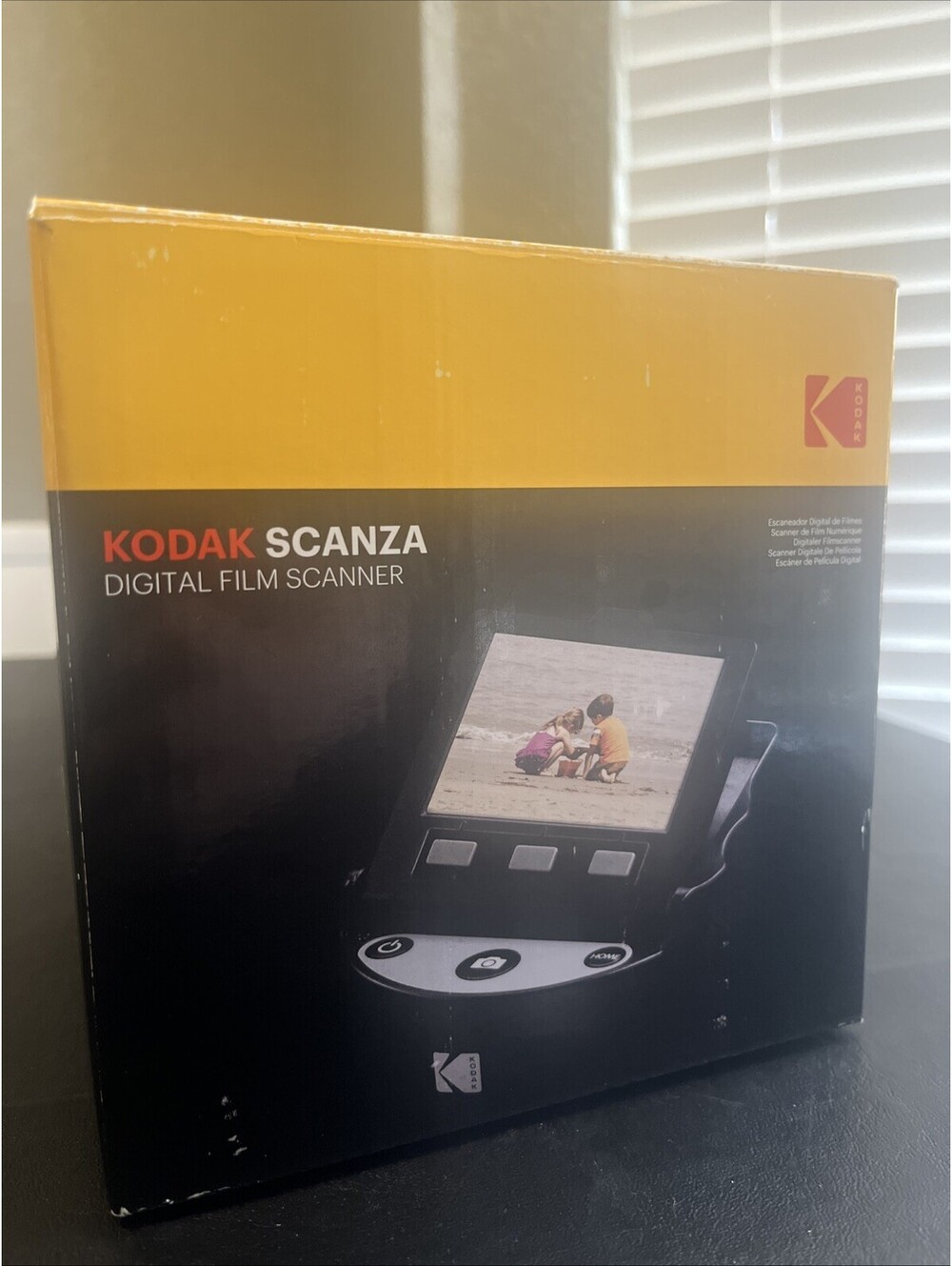Kodak Scanza Film & Slide Scanner 35mm 8mm Negatives Converter Open Box Complete